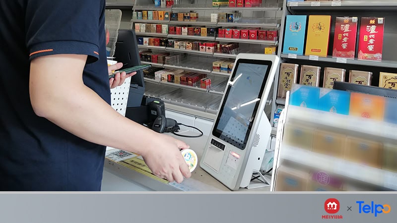 Telpo-K10MINI-Self-Service-Checkout-Machine-for-retail-shop