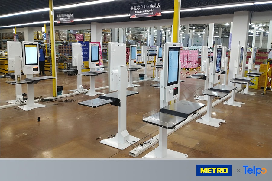 Telpo-Self-service-kiosk-in-supermarket