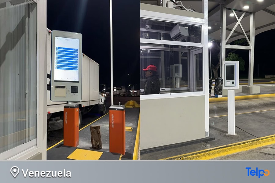 Telpo-K10-Self-Service-POS-Kiosk-for-Efficient-Highway-Toll-Payments-in-Venezuela