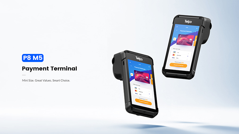Telpo P8 M5 Contactless Payment Terminal | Compact & Secure