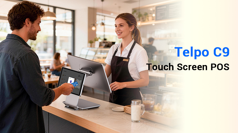 Telpo-C9-cashier-device-in-restaurant