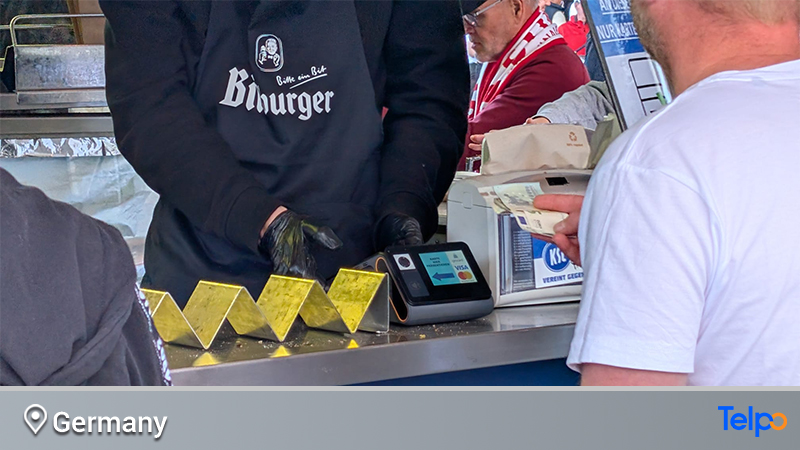 Telpo-M8-Tap-and-Pay-Machine-in-DFB-Pokal-Germany-2